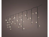 Lumineo LED lighting icicle 11 meters - 259LED warm white twinkle