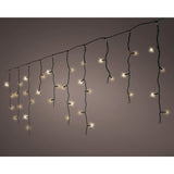 Kaemingk led icicle lights 8 functions twinkle effect outdoor l.1100cm