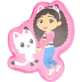 No brand gabby's dollhouse shaped pillow - cakey cat