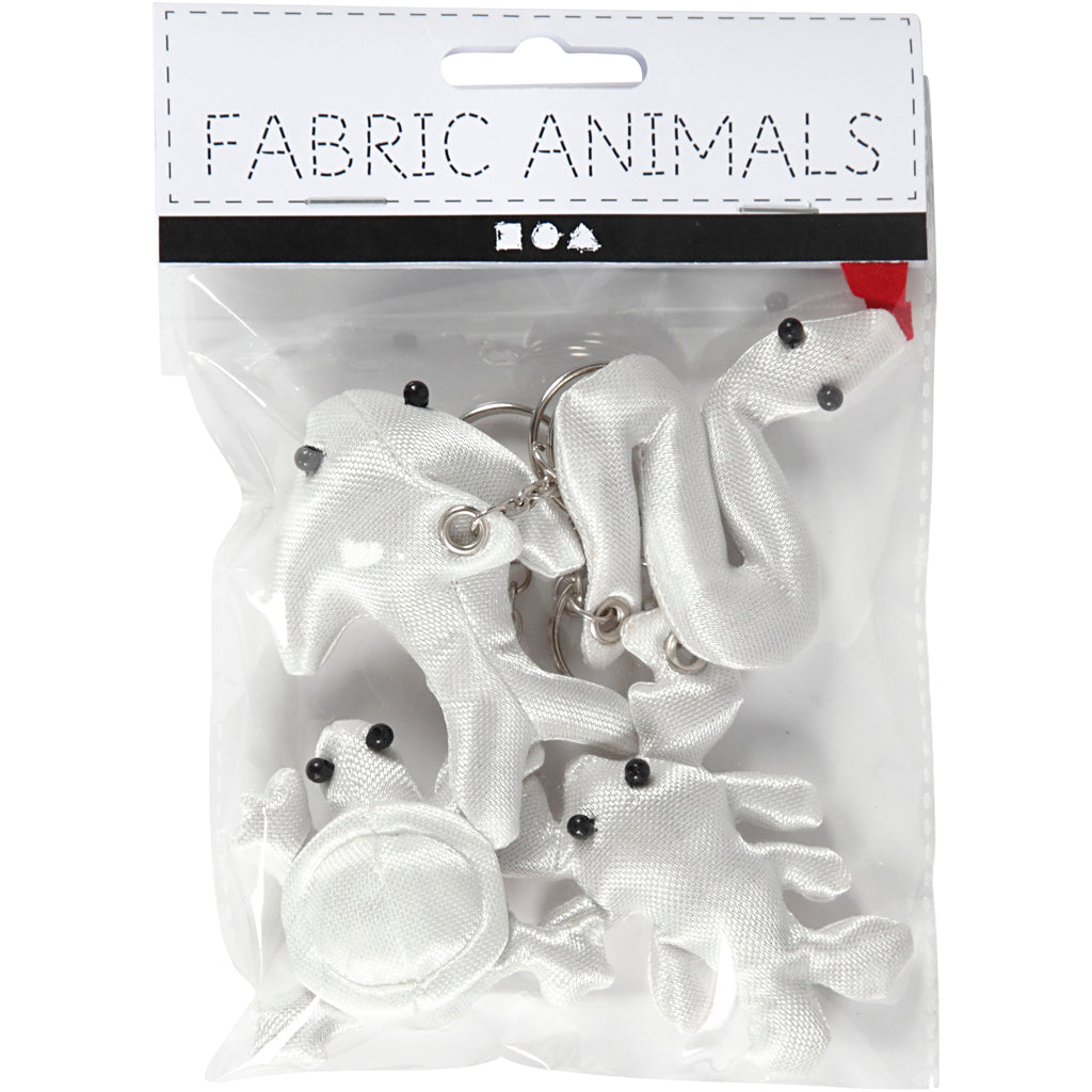 Creativ company https: www.cchobby.nl-textile-figures-with-keychain-size-4-8-cm-white-4-piece-1-box
