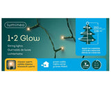 Lumineo Christmas tree lighting 1-2 glow 150cm 126 LED lights classic warm white