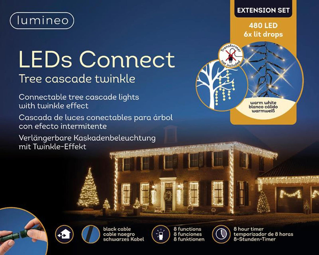 Lumineo LED's connect cascade lights connection set