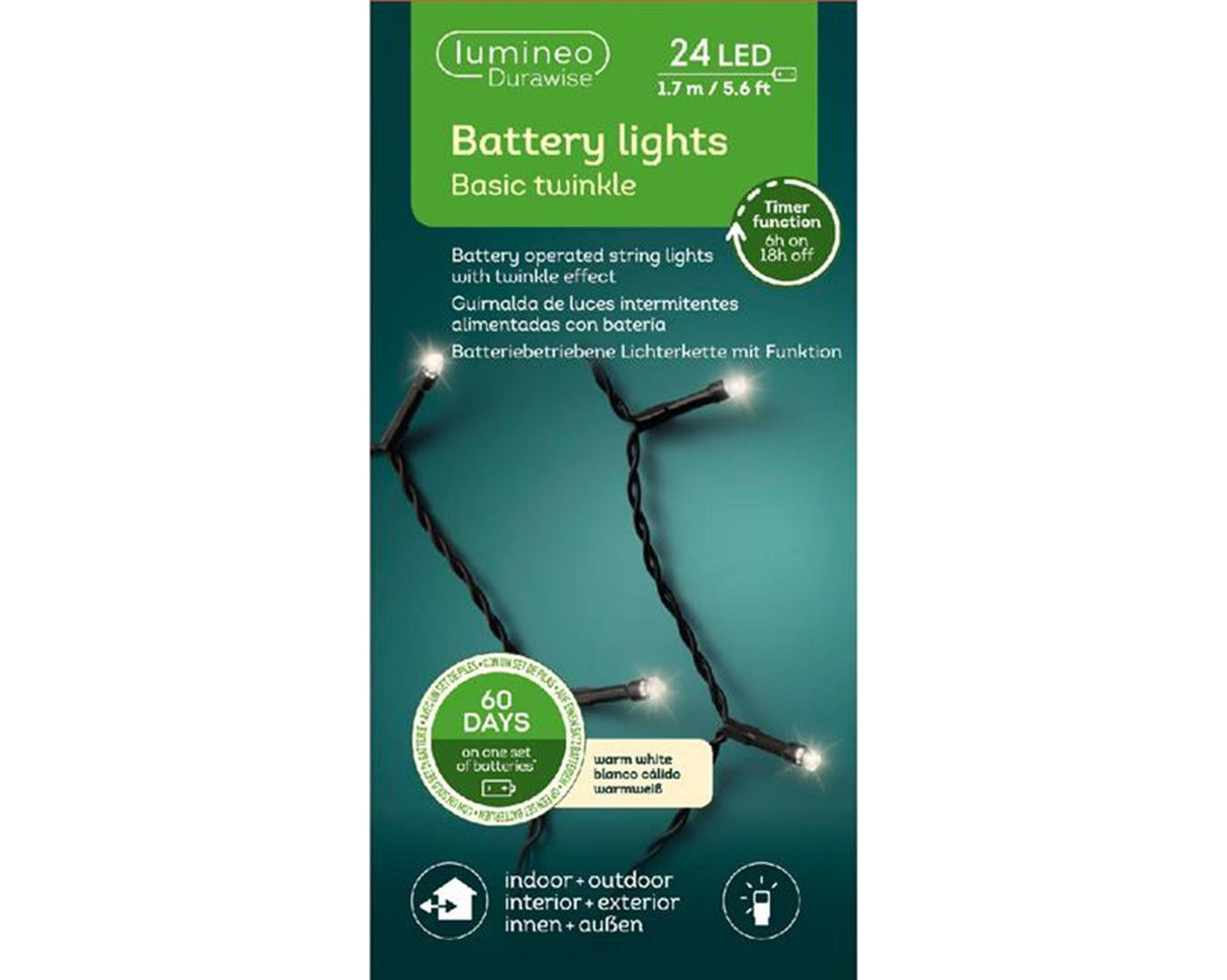 Lumineo led durawise basic lights 24l warm white