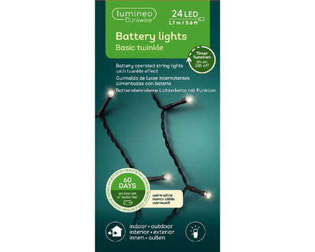 Lumineo led durawise basic lights 24l warm white