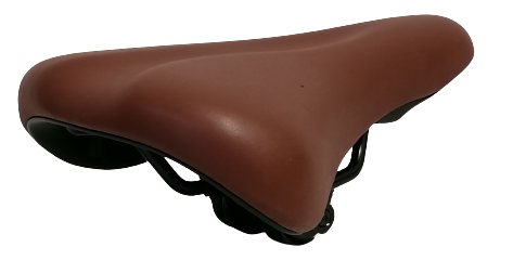 HZB Saddle Comfort Children's Bicycle 20 24 Inch Brown with Saddle Strop