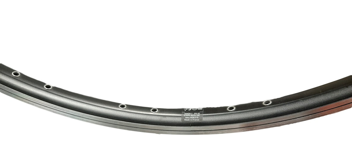 Mach1 Rim 28 pollici (gazzella) 36 fori 2x18 argento nero