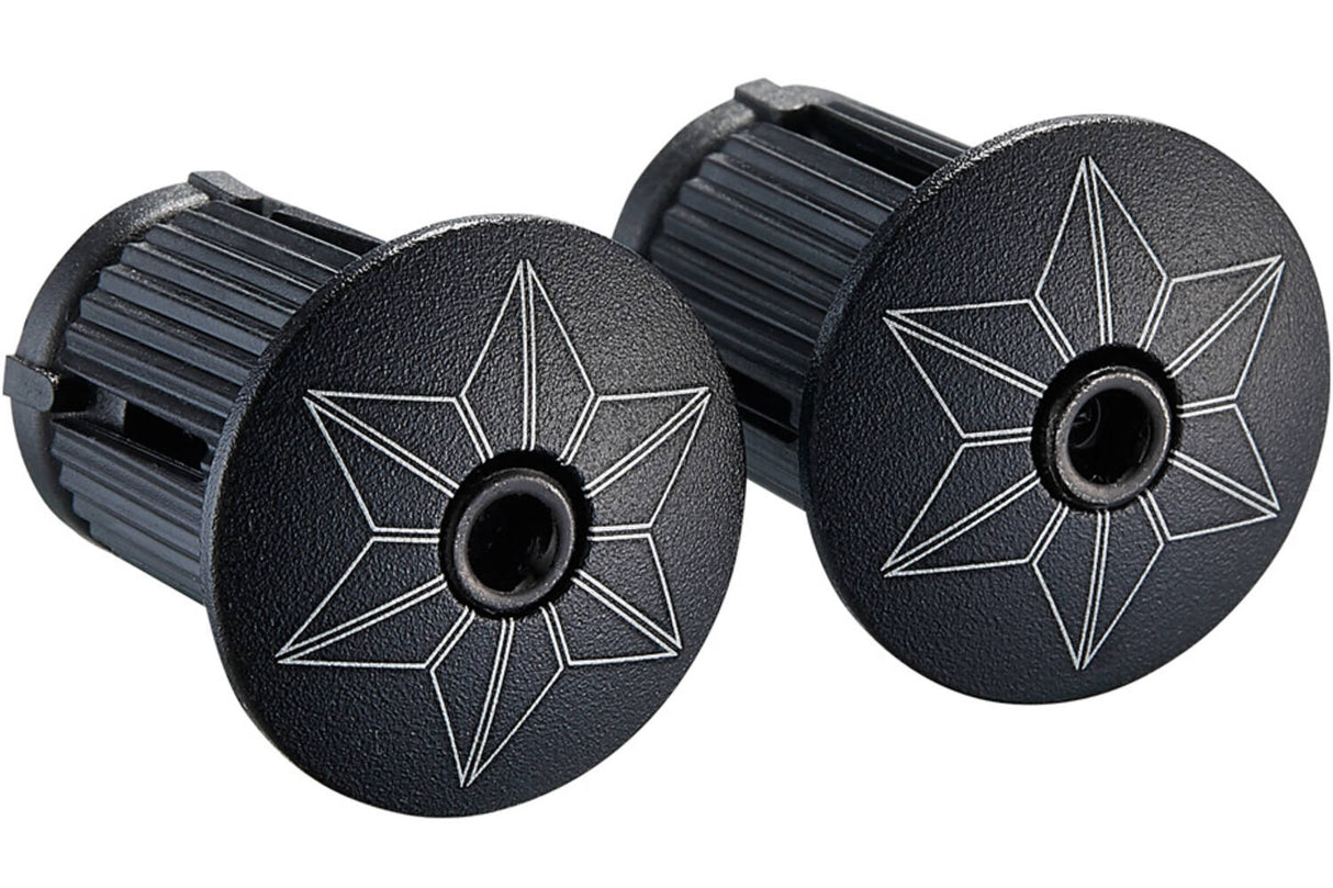 Supacaz Super Sticky Kush Star Fade Steering Ribbon Black White