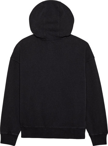 Fox head wordmark oversized fleece pullover
