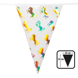 Boland Fahnenlinie Einhornfolie 4m 30x20cm