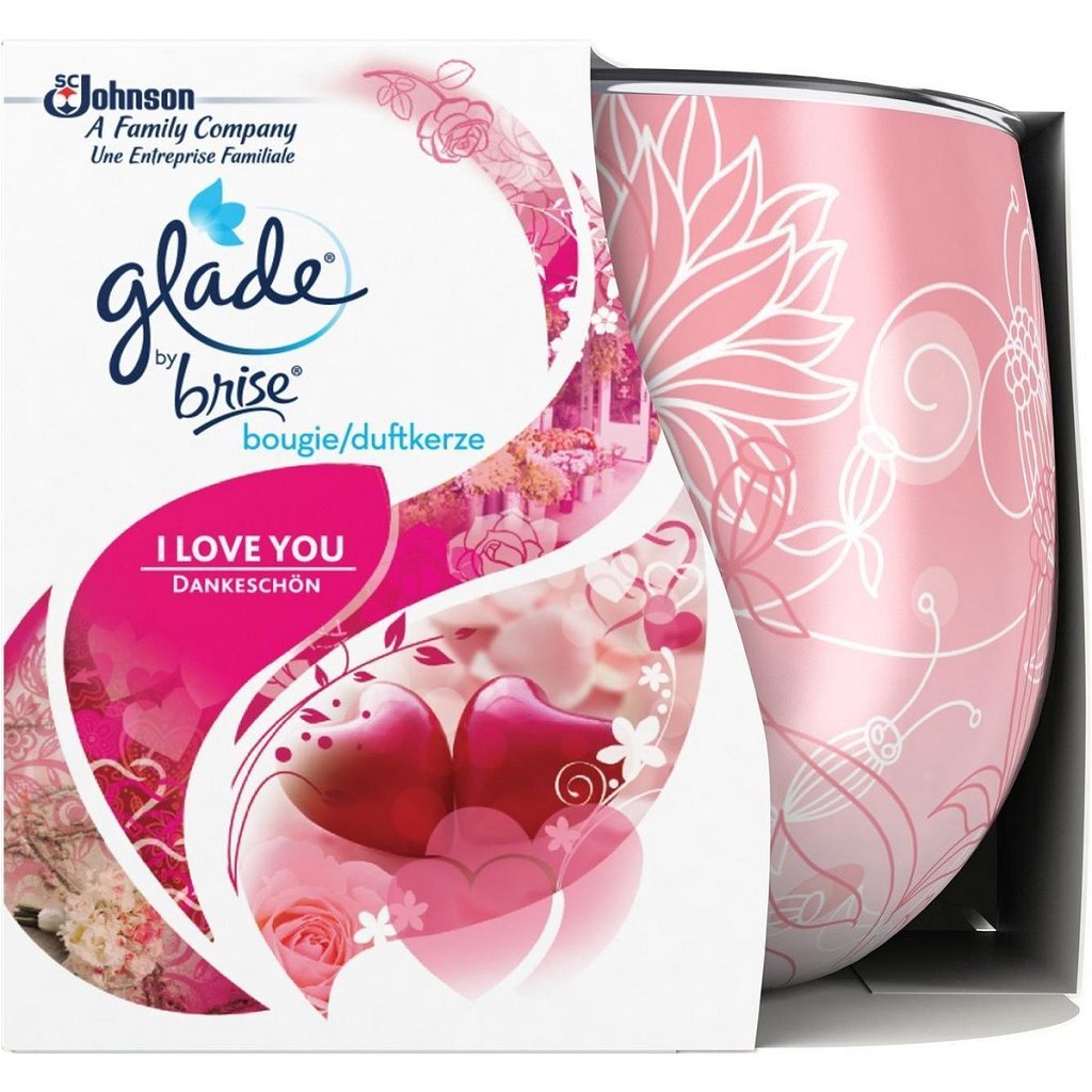 Brise Glade od I Love You Vonující svíčka v dekorativní skleněné nádobě 120gr.