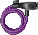 Lock de cable espiral resuelto 8-120 morado