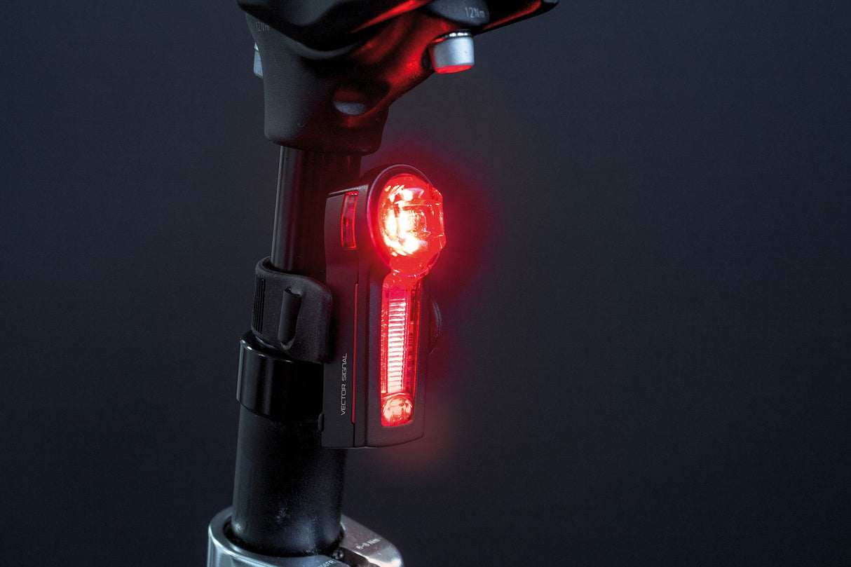 Trelock rear light LS 740 i-go vector brake light USB seat post