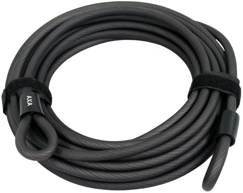 Cable with double loop Double loop 10 meters gray