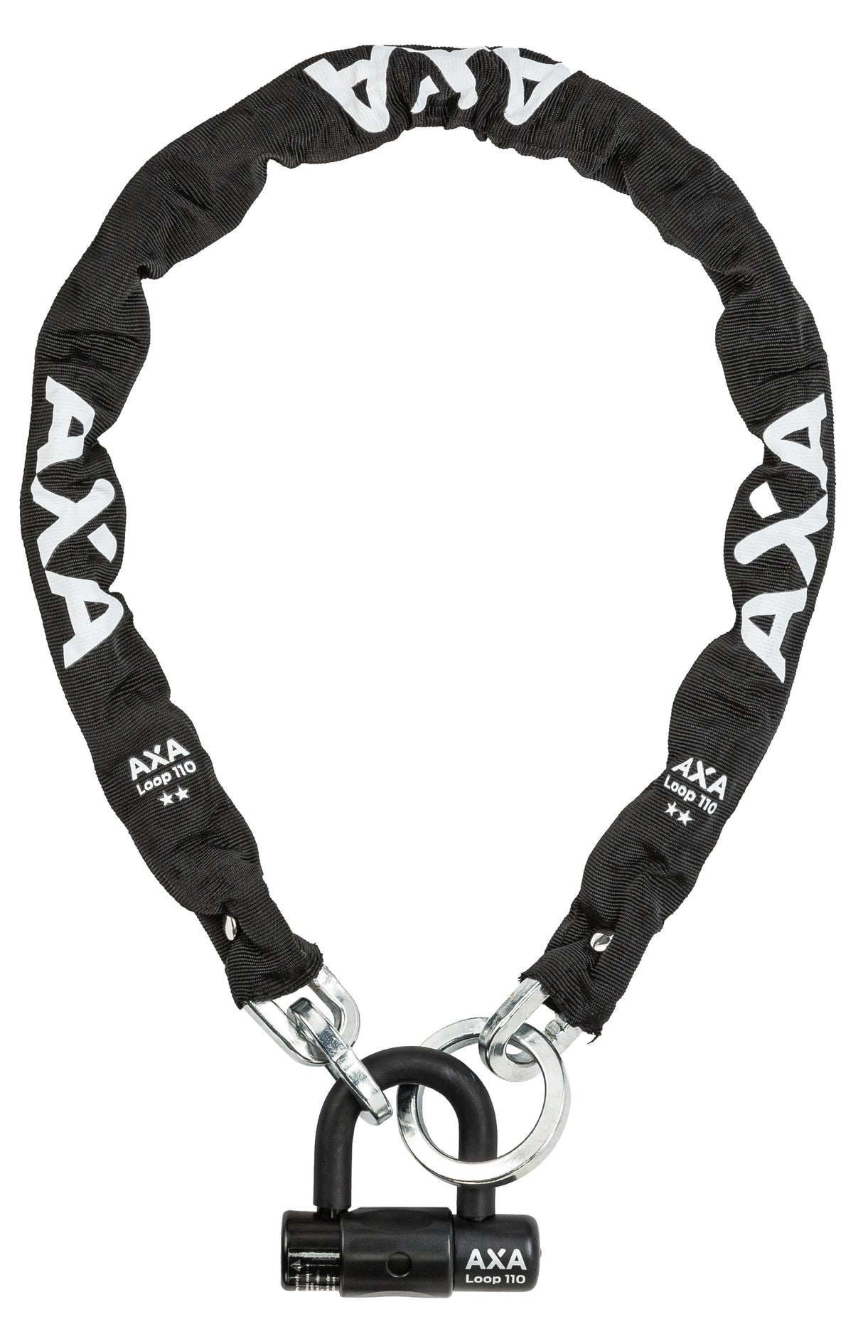 Cadena final Axa Disco Lock Loop 110 Art ** Negro