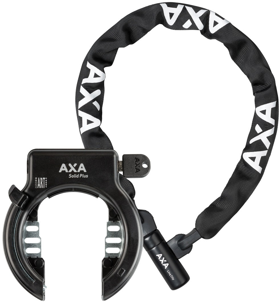 AXA Set Ringslot Solid Plus + Linq City 100 Negro