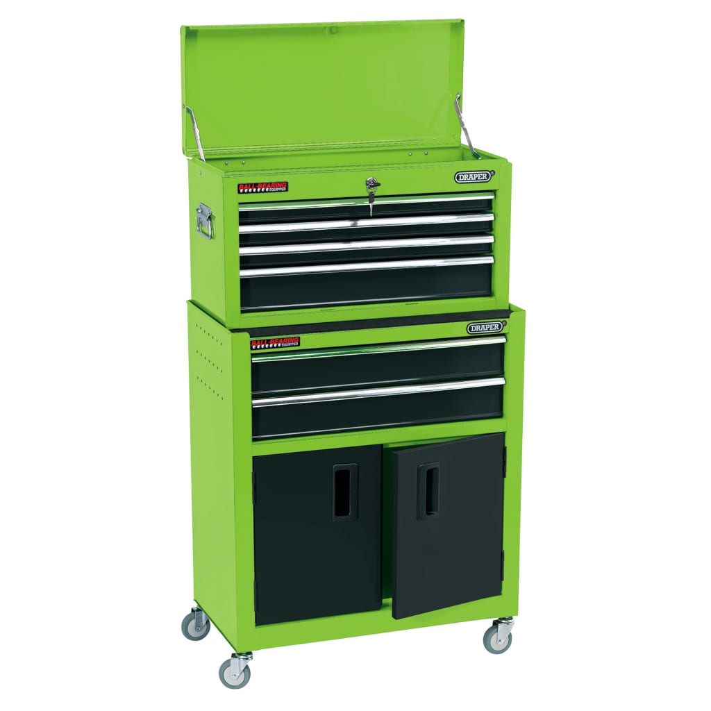 Draper Tools Draper Tools Roller with toolbox 61.6x33x99.8 cm Green