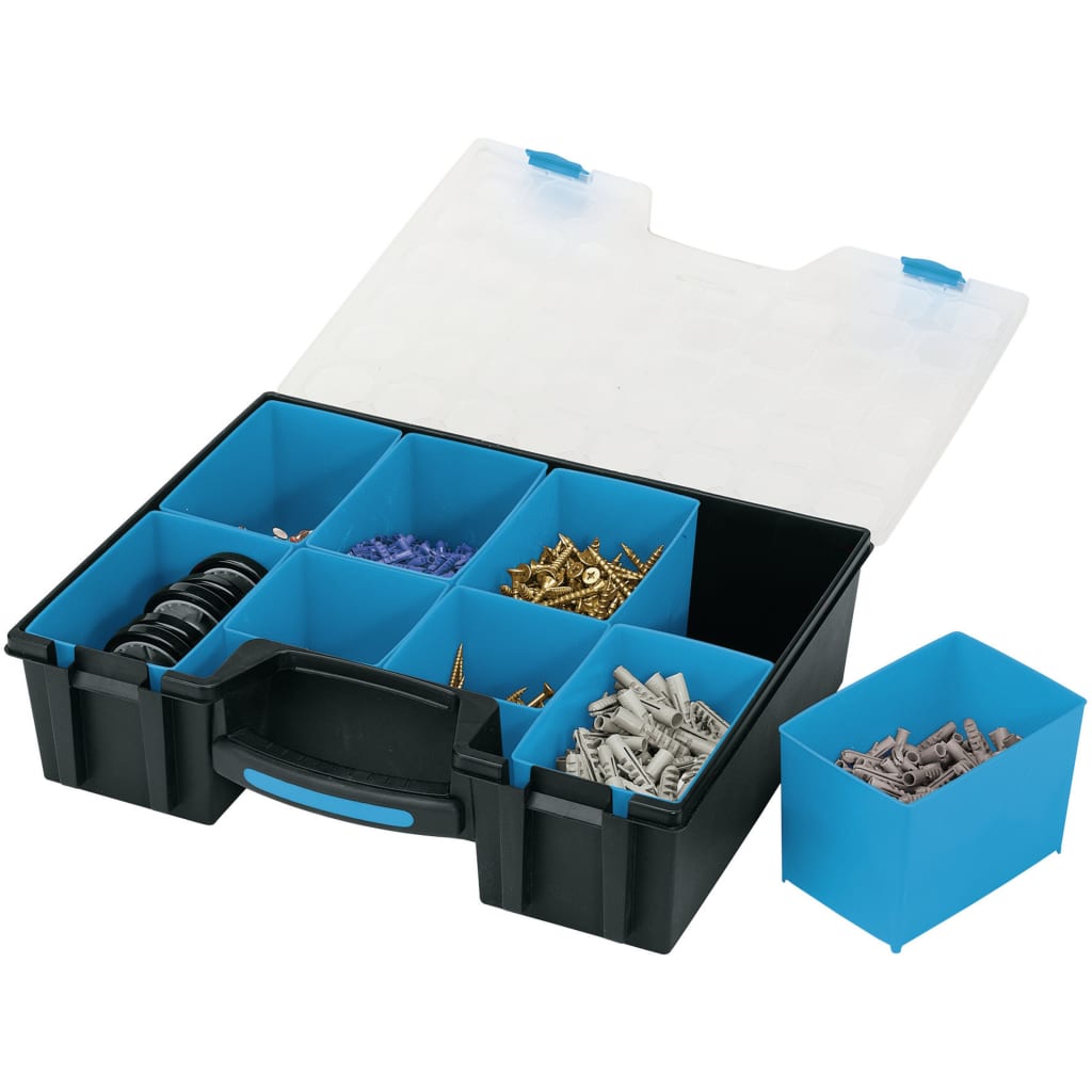 Draper Tools Draper Tools 8-Dels arrangør med rum 41.5x33x11 cm sort