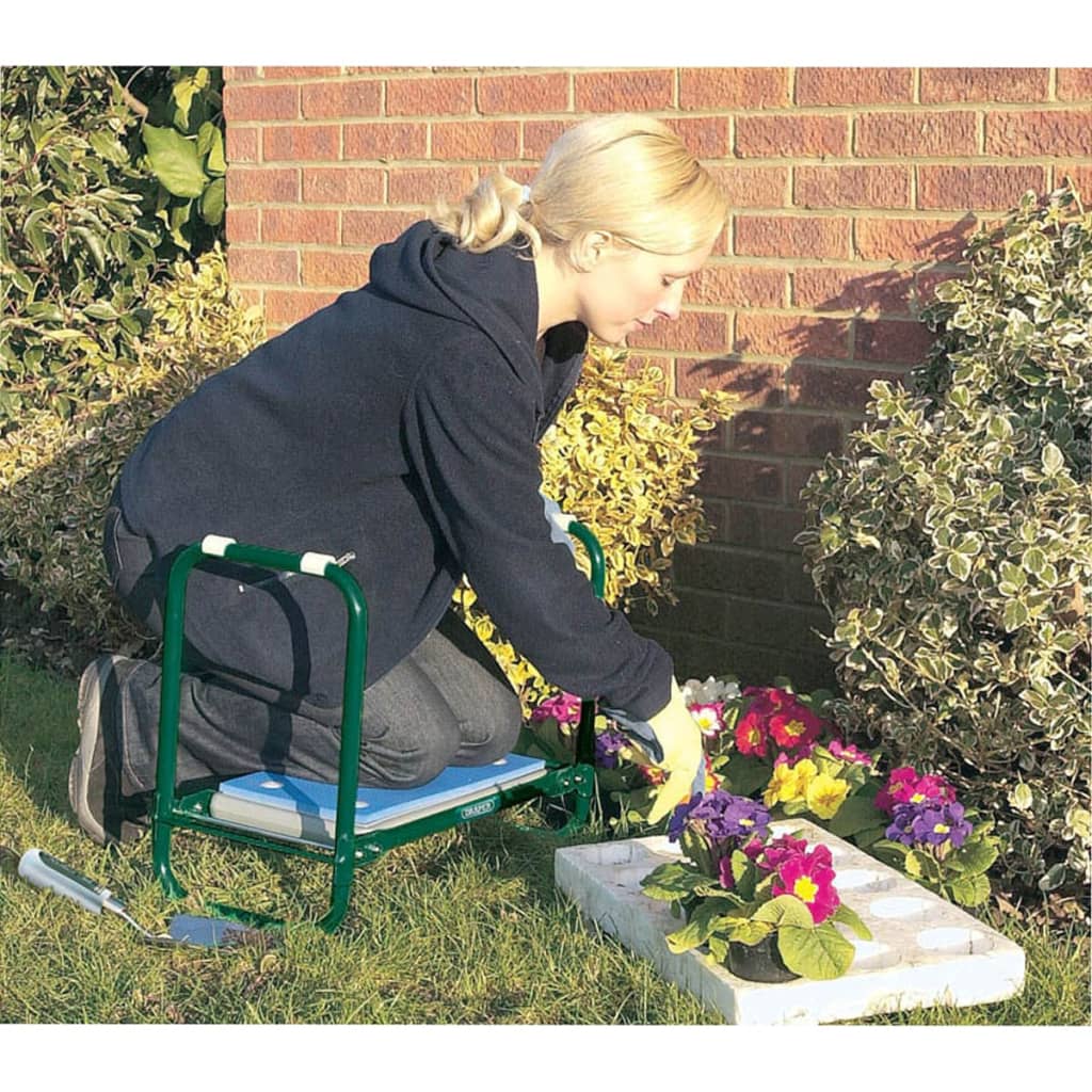 Draper Tools Draper Tools Foldable garden bench Kniebank Green iron 64970