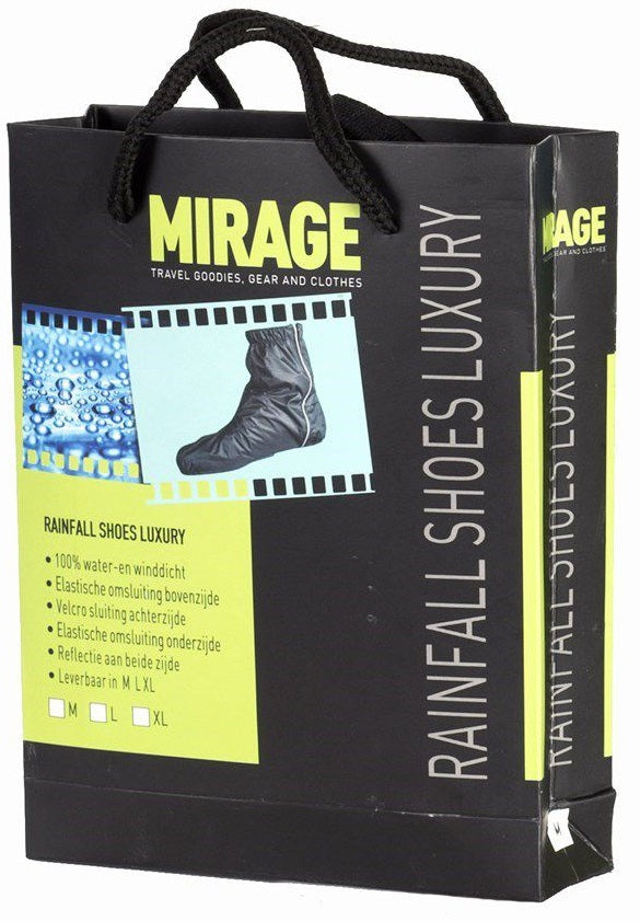 Mirage Rain Buty opadów deszczowych luksus xl czarny