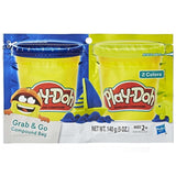 Play-Doh Grab and Go Compound Bag + 2 colors of clay