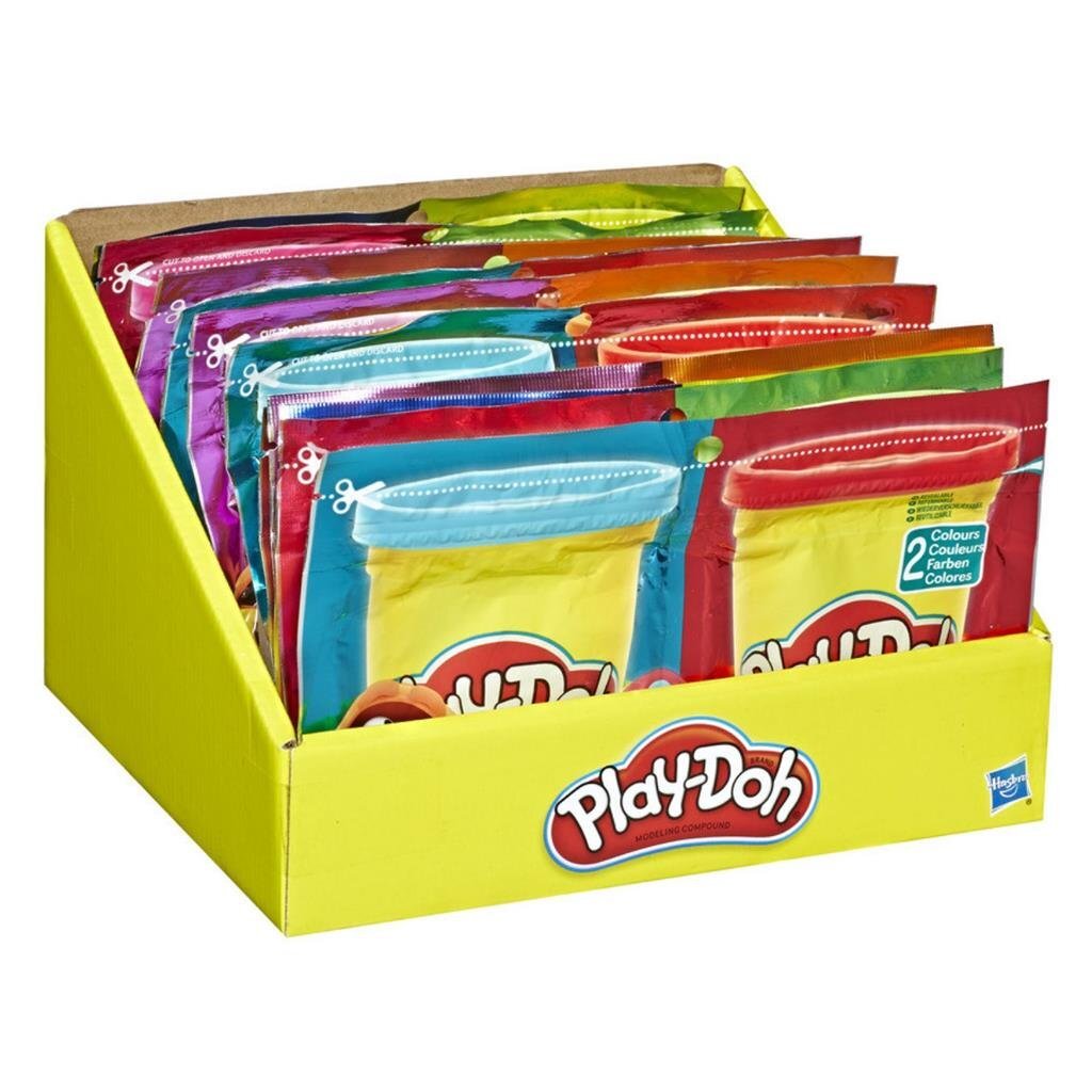 Play-doh Grab and Go Compound Sac + 2 couleurs d'argile