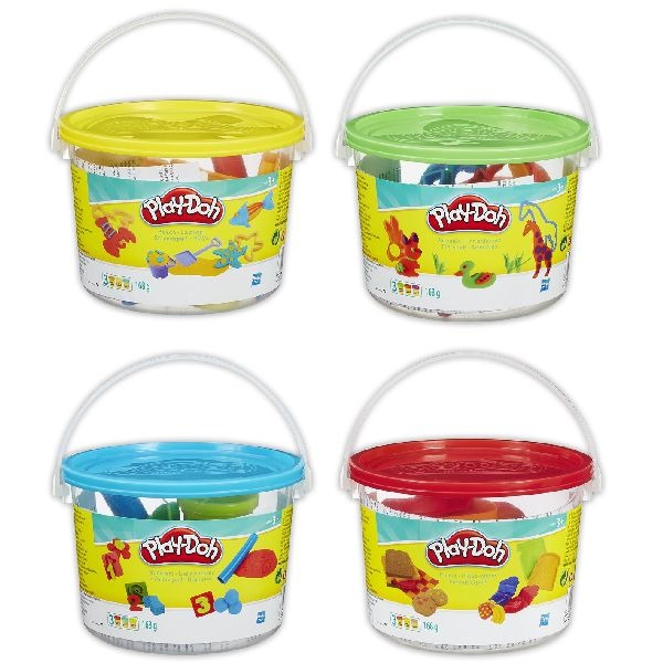 Play-Doh Mini Eemer mat 3 Jar + Accessoiren