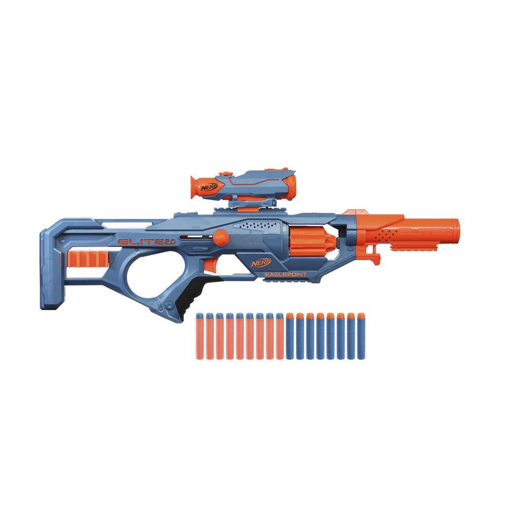 Nerf Elite 2.0 EaglePoint Rd8 Blaster + 16 fléchettes