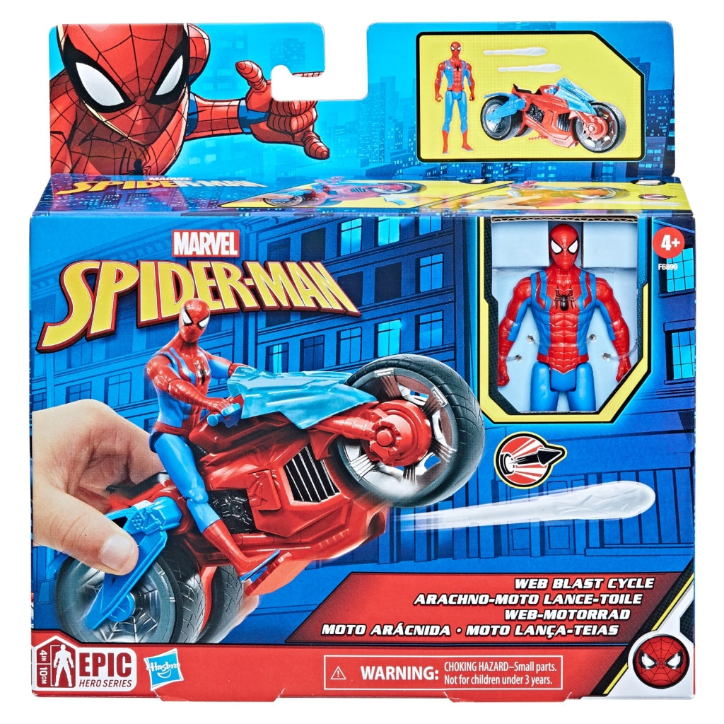 Spiderman Spider-Man Blast Cycle Action Figure