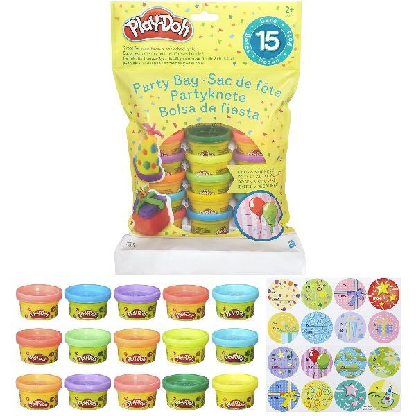 Play-Doh Party Bag med 15 krukker