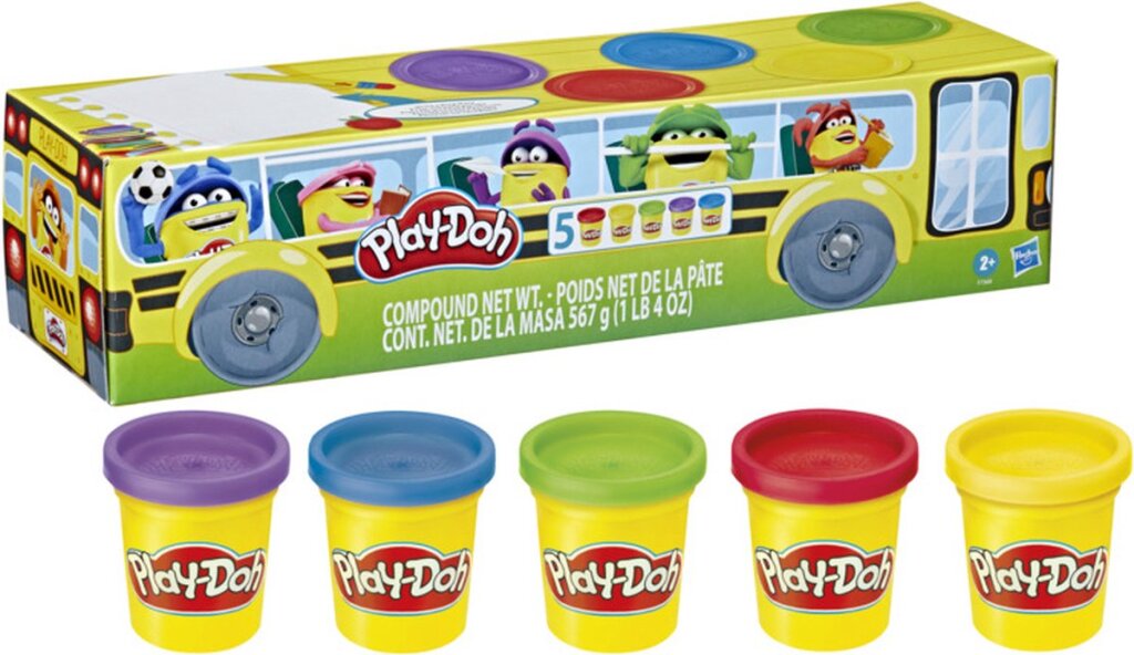 Play-doh tilbage til skolen 5 Pack Mountain Klei