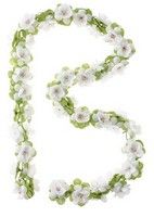 Basil Roses Garland Bloemstreng White