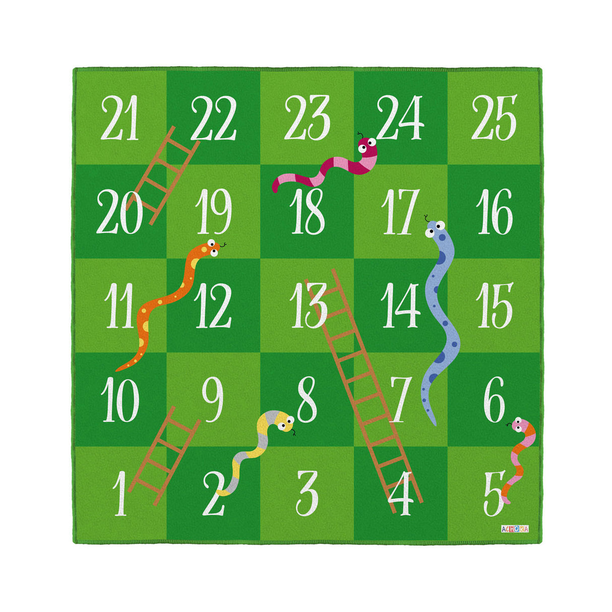 Achoka play rug snakes and ladders, 200x200cm