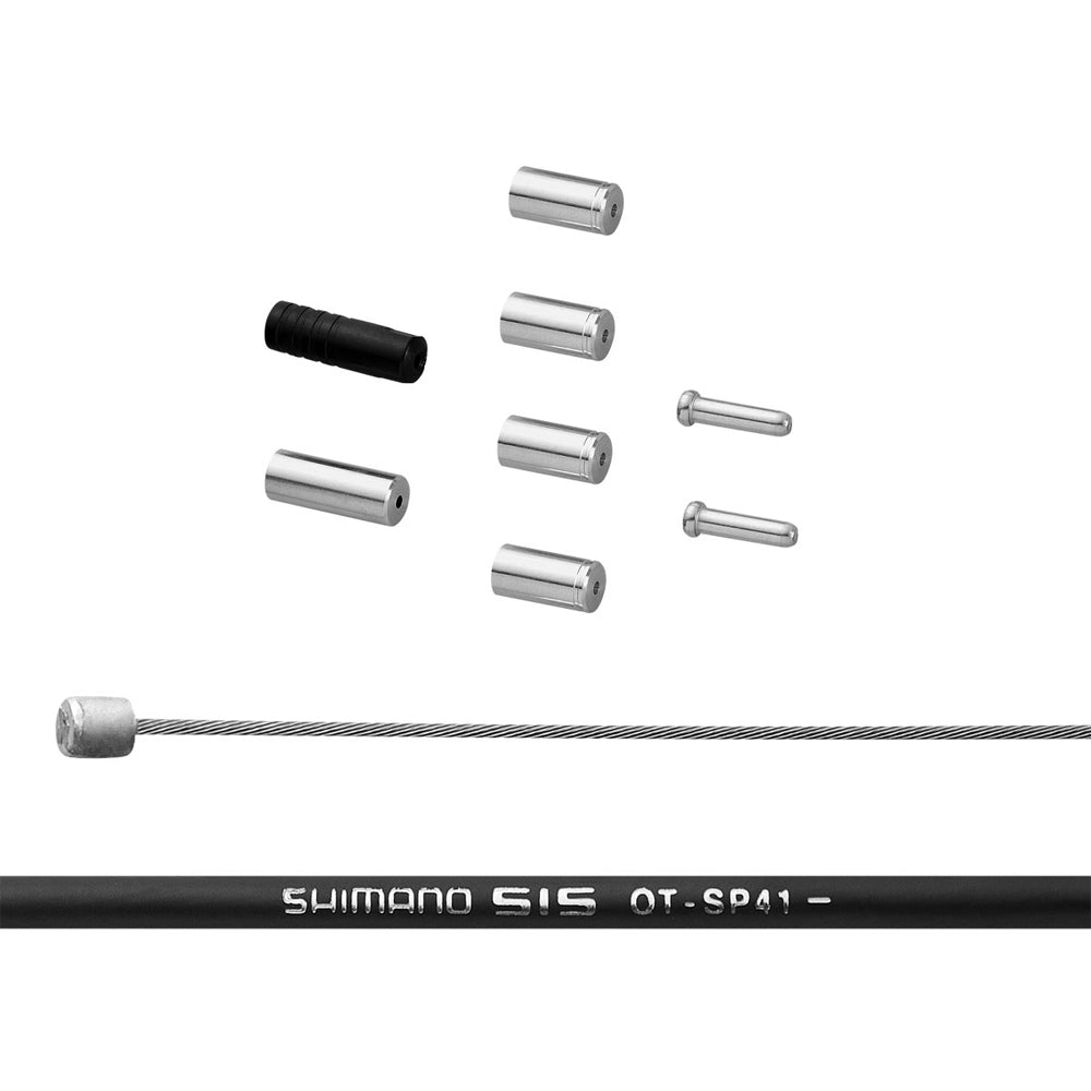 Shimano Gear Cable Set Race rostfritt stål svart