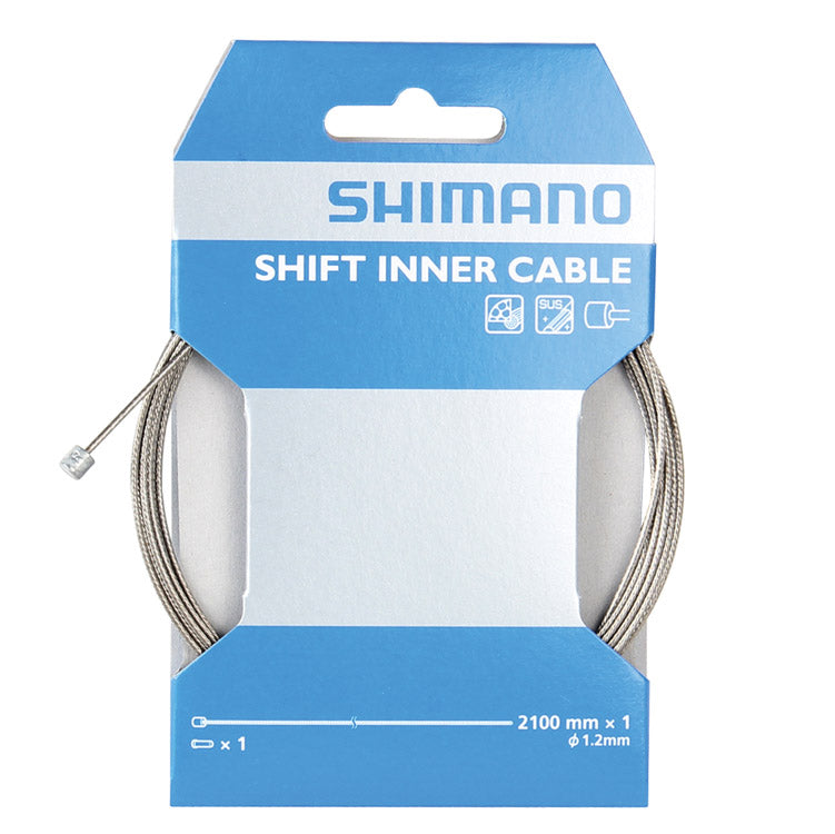 Acceleration indre kabel Shimano Ø1.2 x 2100 mm (10 stykker)