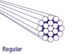 Elvedes Schakel binnenkabels 2250mm RVS ø1,1mm N-nippel ø4,5 × 4,5 (100 stuks)