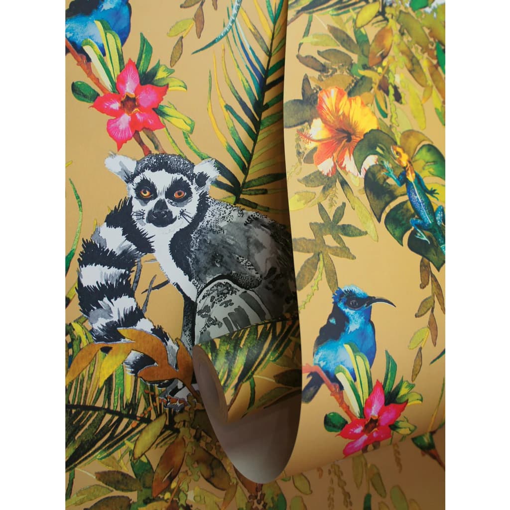 Wallcovering olandesi sfondi da parete olandesi lemur oker