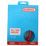 REM Cable Kit Elvedes Atb Race Complete - Rojo (en caja)