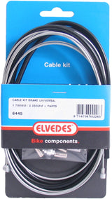 Universal brake cable kit Elvedes 1700mm 2250mm galvanized - black (on map)