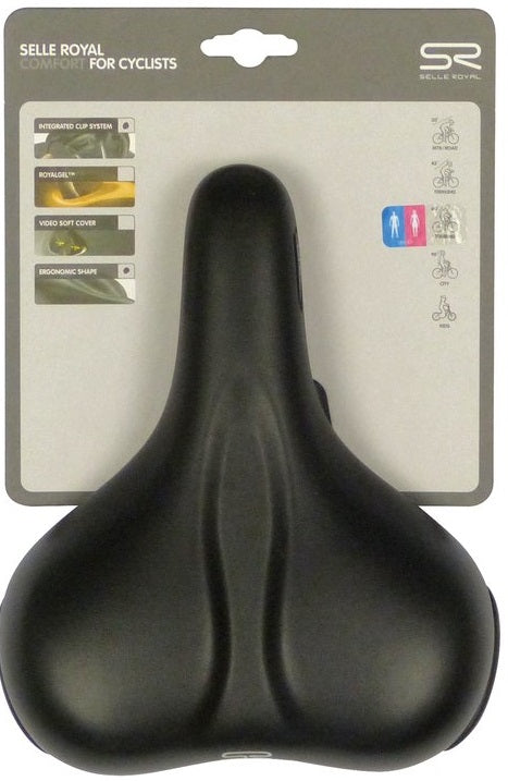 Selleteroyal Bicycle Saddle Selle Rio Plus City Unisexe Black