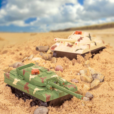 Armádní tank bez baterie. 3+