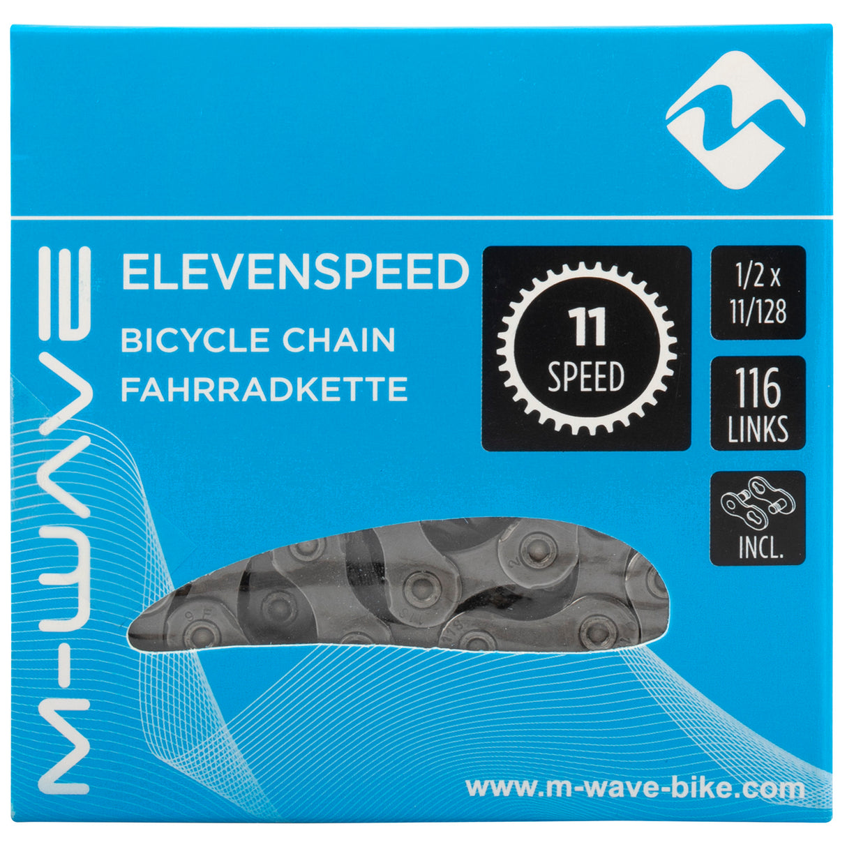 M-Wave M-Wave halskæde KMC 11 Speed ​​1 2x11 128 116 Schakels Blister 301906