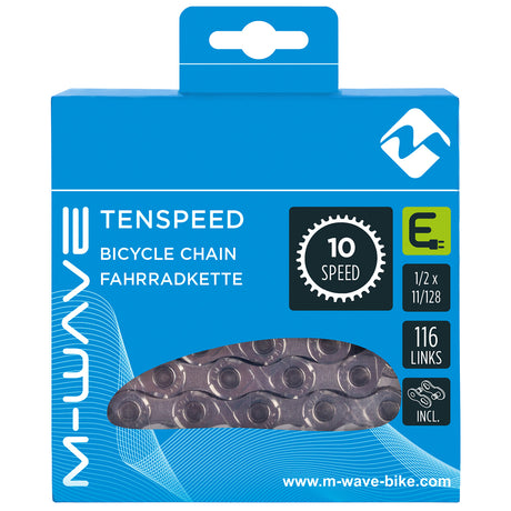 Collar M-Wave M-Wave (KMC) E-Bike 10 Velocidad 116 Left Plata