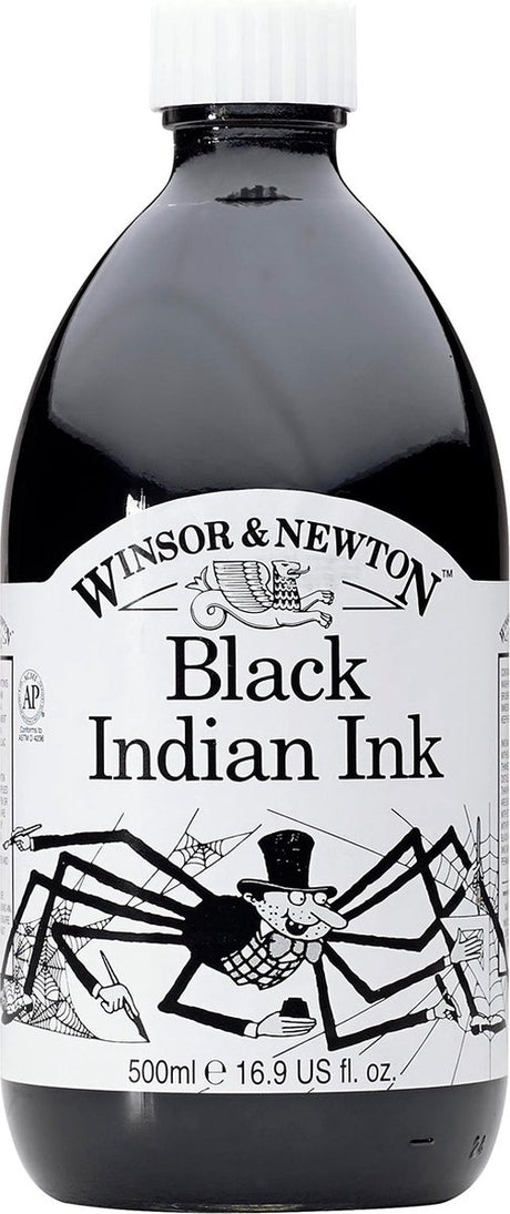 Winsor newton - hobby inkt - oost indische inkt - zwart - 500ml