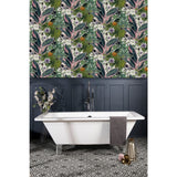 Icorimenti murali olandesi Dutch Wallcoverings Wallpaper Passion Flower White and Green