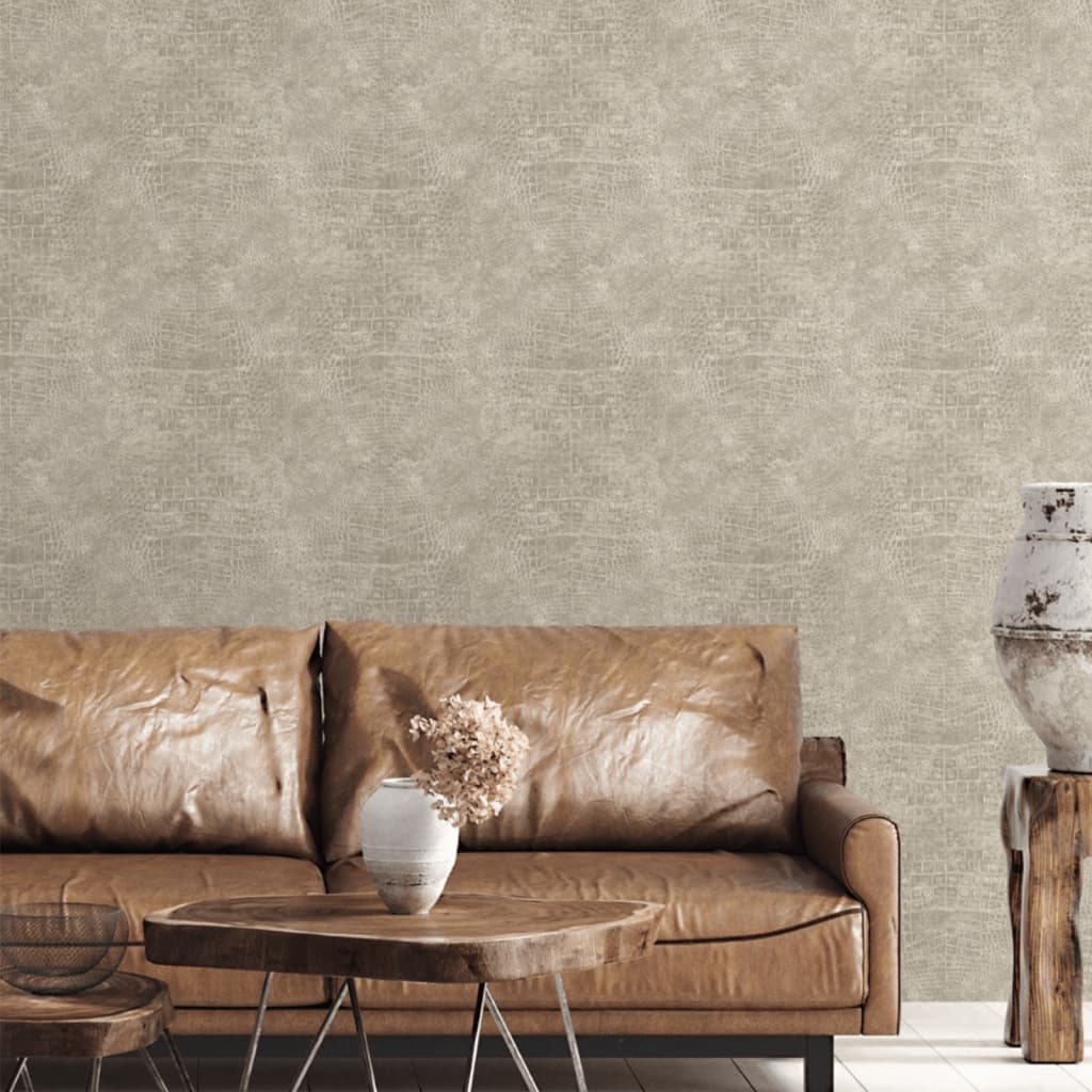 Noordwand nordwwn wallpaper Croco Beige