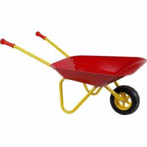 Jonotoys metal wheelbarrow red