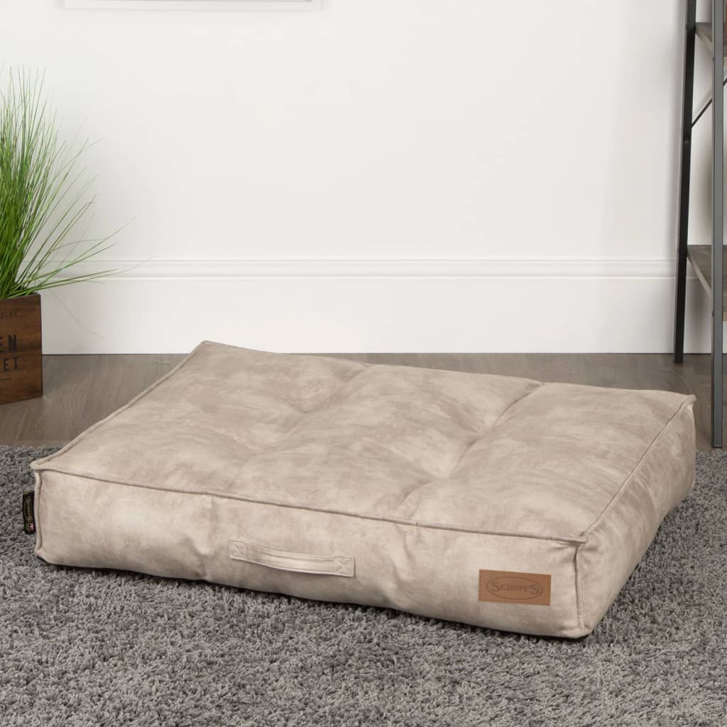 Scruffs Tramps Scruffs Tramps Dog Cushion Kensington Size M 80x60 CM Crème Colored