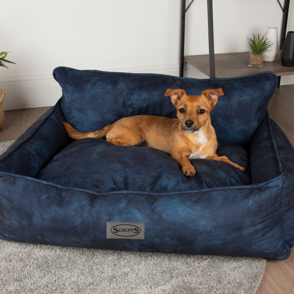 Scruffs Tramps Scruffs Tramps Dog Bank Kensington size L 90x70 cm Marine blue