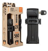 Axa Foldeslot Fold 80 Lite Duo Pack with similar keys Black