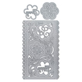 Tonic Studios • Mini Slimline Die Set Funky Flowers